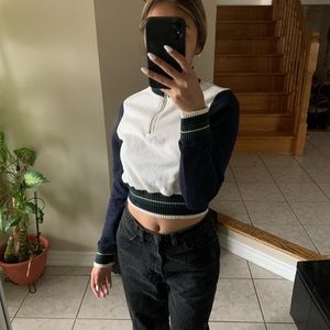 Garage Crop Quarter Zip